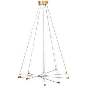 LED Deckenleuchte anpassbar für Wohnzimmer Küche 50W gold weiss