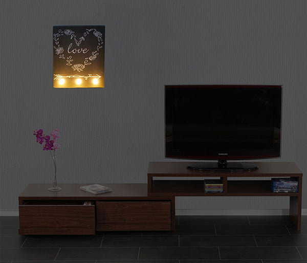 LED Leuchtbild Love – Beleuchtetes Wandbild 25x20 cm