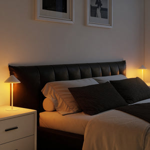 LED Tischlampe wiederaufladbar mit Touchfunktion und USB weiss