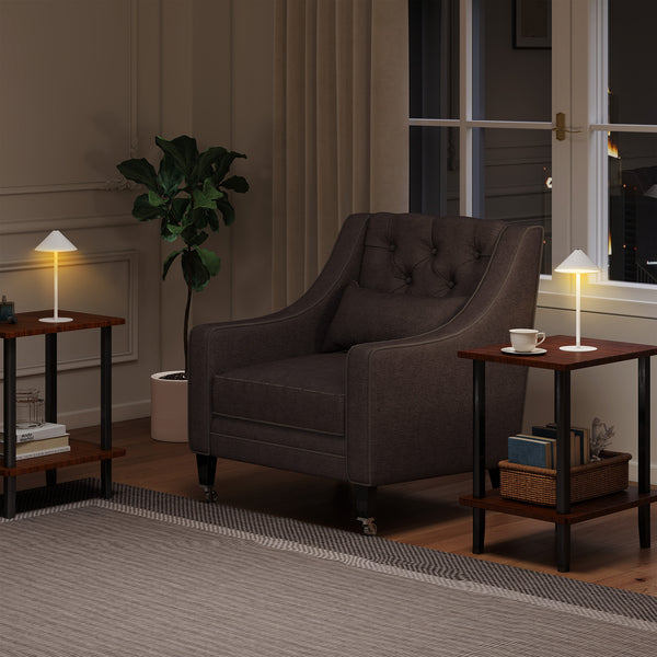 LED Tischlampe wiederaufladbar mit Touchfunktion und USB weiss