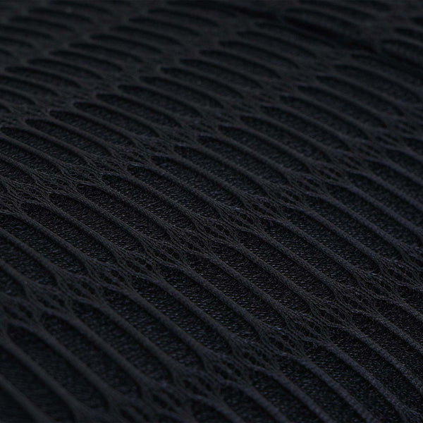 Ergonomisches Lendenkissen aus Memory Foam, waschbar, schwarz