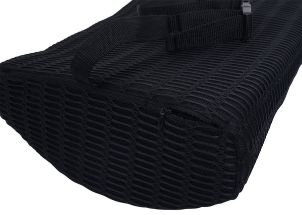 Ergonomisches Lendenkissen aus Memory Foam, waschbar, schwarz