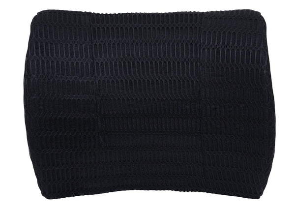 Ergonomisches Lendenkissen aus Memory Foam, waschbar, schwarz