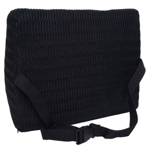 Ergonomisches Lendenkissen aus Memory Foam, waschbar, schwarz