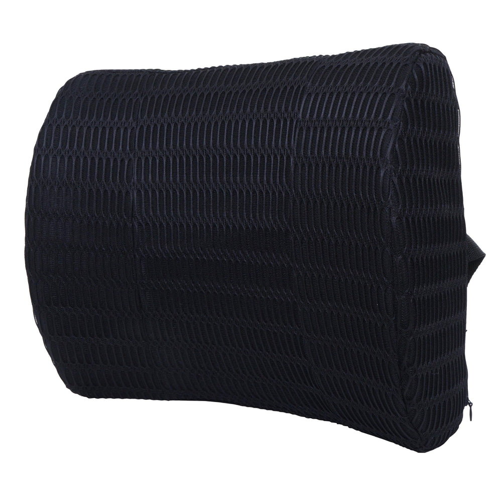 Ergonomisches Lendenkissen aus Memory Foam, waschbar, schwarz