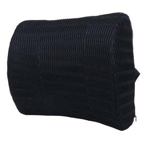 Ergonomisches Lendenkissen aus Memory Foam, waschbar, schwarz