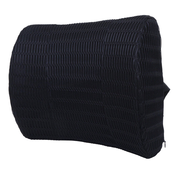 Ergonomisches Lendenkissen aus Memory Foam, waschbar, schwarz