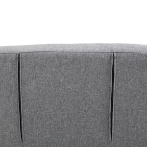 Liegesessel Relaxsessel mit Liegefunktion und Gästebett grau