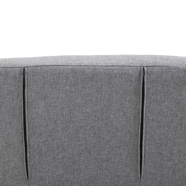 Liegesessel Relaxsessel mit Liegefunktion und Gästebett grau