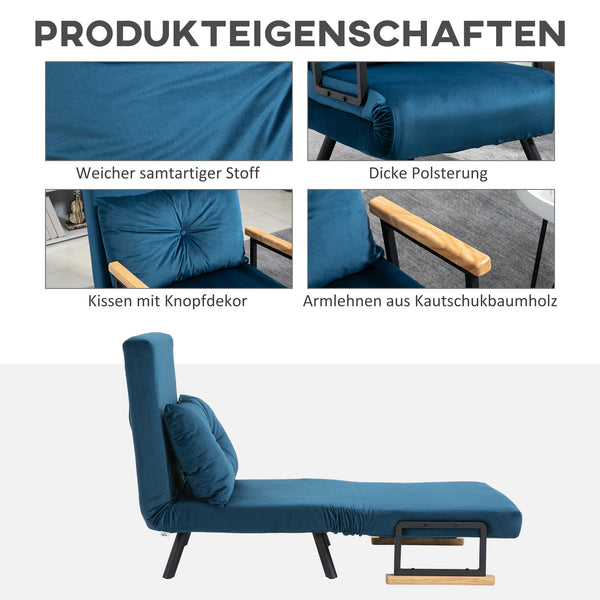 Liegesessel Relaxsessel Lesesessel skandinavisch bequem mit Kissen natur