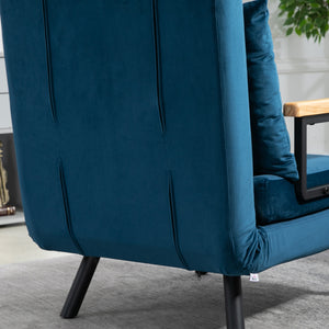 Liegesessel Relaxsessel Lesesessel skandinavisch bequem mit Kissen natur