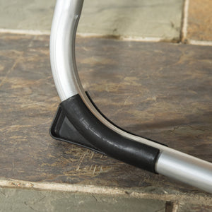 Liegestuhl 5-fach verstellbare Gartenliege aus Aluminium Beige