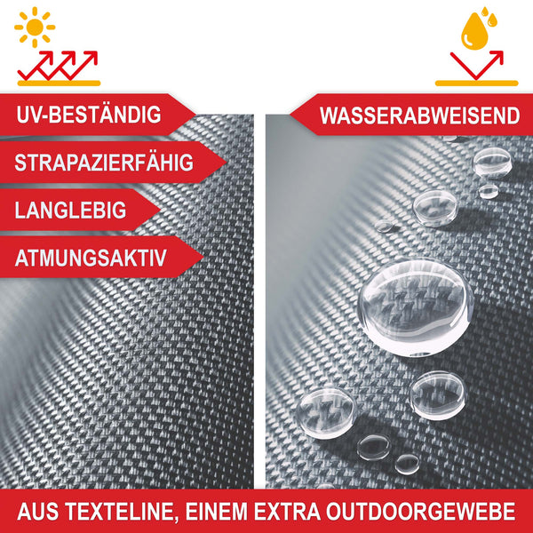 Liegestuhl Sonnenliege klappbar höhenverstellbar wetterfest