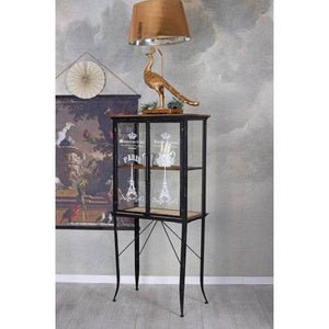 GLASVITRINE LOFT STUDIO VITRINENSCHRANK WOHNZIMMERSCHRANK SAMMELVITRINE