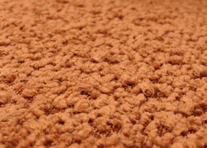 Lounge-Sessel Cocktailsessel drehbar Chenille Metall terracotta