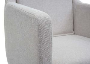 Lounge-Sessel Cocktailsessel Relaxsessel Stoff creme-beige