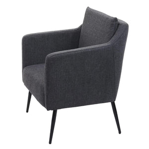 Lounge-Sessel Cocktailsessel Relaxsessel Stoff dunkelgrau