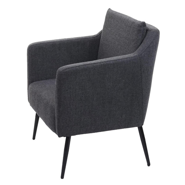 Lounge-Sessel Cocktailsessel Relaxsessel Stoff dunkelgrau