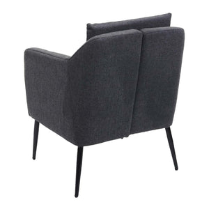 Lounge-Sessel Cocktailsessel Relaxsessel Stoff dunkelgrau