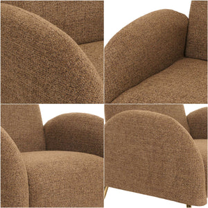 Lounge-Sessel Cocktailsessel Retro Nosagfederung Chenille coffee
