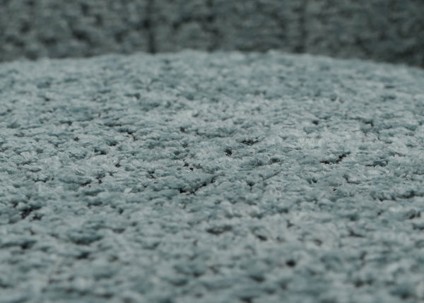 Lounge-Sessel Ohrensessel Retro Vintage Chenille Öko-Tex blau-grün