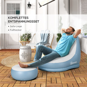 Sessel Luftsessel aufblasbar Outdoor für Garten und Terrasse