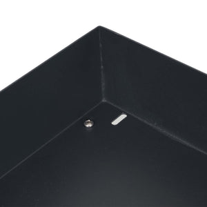 Mähroboter-Garage mit Pflanzkasten Metall Anthrazit 37x60x70cm