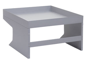 Mähroboter-Garage Metall grau mit Pflanzkasten, 37x60x70cm