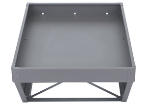 Mähroboter-Garage mit Pflanzkasten Grau, Metall 40x60x70 cm