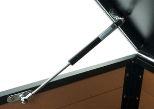 Mähroboter-Garage WPC Metall Eiche-Optik 35x60x70cm Wetterschutz