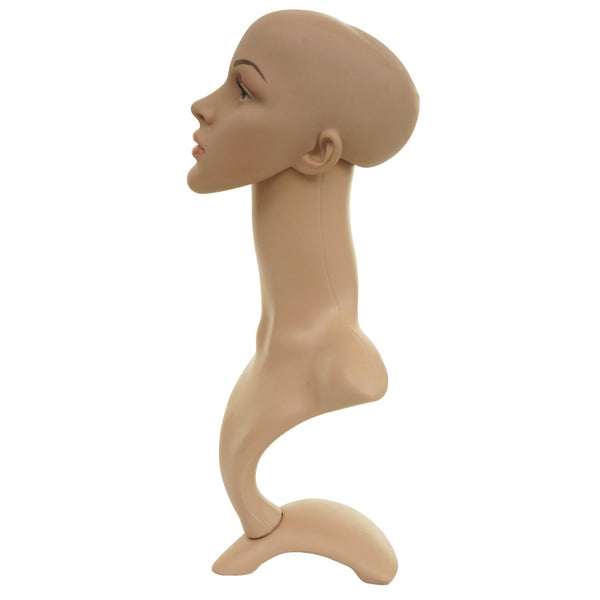Mannequin-Kopf Perückenpuppe Schaufensterfigur beweglich 55cm