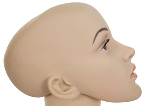 Mannequin-Kopf Perückenpuppe Schaufensterfigur beweglich 55cm