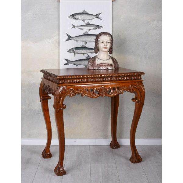 3X SATZTISCH MASSIVHOLZ TISCH COUCHTISCH ANTIK SOFATISCH