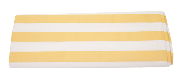 Markisen Ersatzbezug 4x3m Sonnenschutz Acryl Gelb-Weiss Streifen