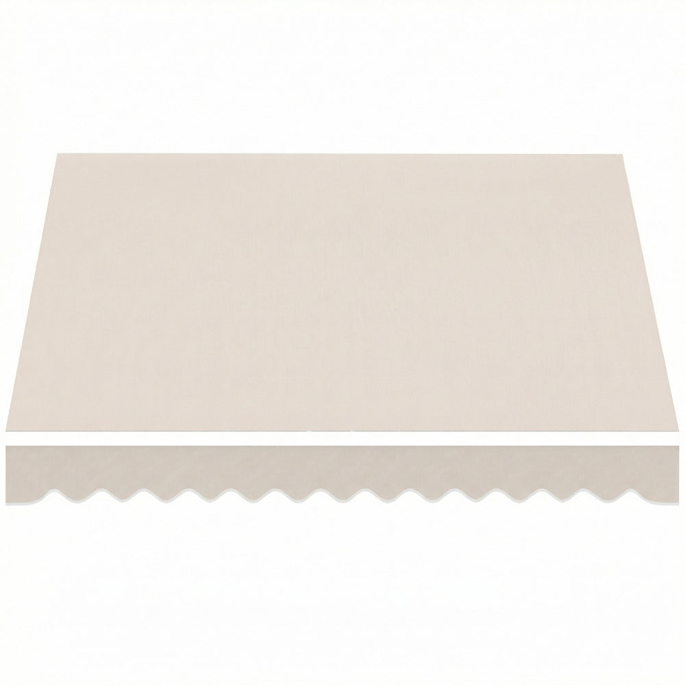 Markisenstoff Ersatzbespannung mit UV-Schutz 3,5x2,5m cremeweiss