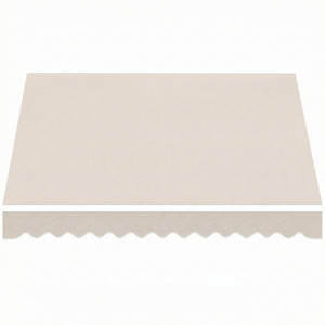 Markisenstoff Ersatzbespannung mit UV-Schutz 3,5x2,5m cremeweiss