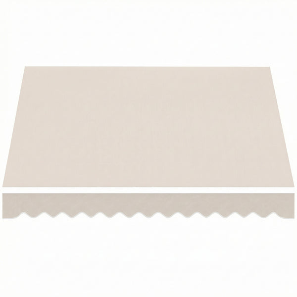 Markisenstoff Ersatzbespannung mit UV-Schutz 3,5x2,5m cremeweiss