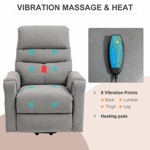 Massagesessel elektrisch mit Aufstehhilfe und Liegefunktion