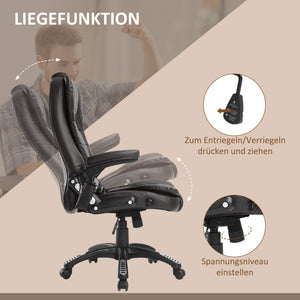 Massagesessel Bürostuhl 6-Punkt Massage Wärmefunktion