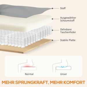 Massagesessel elektrisch mit Relaxfunktion Kunstleder grau