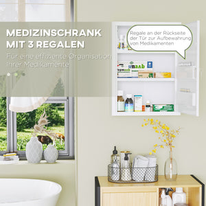 Medizinschrank Hausapotheke Erste-Hilfe-Schrank mit Schloss