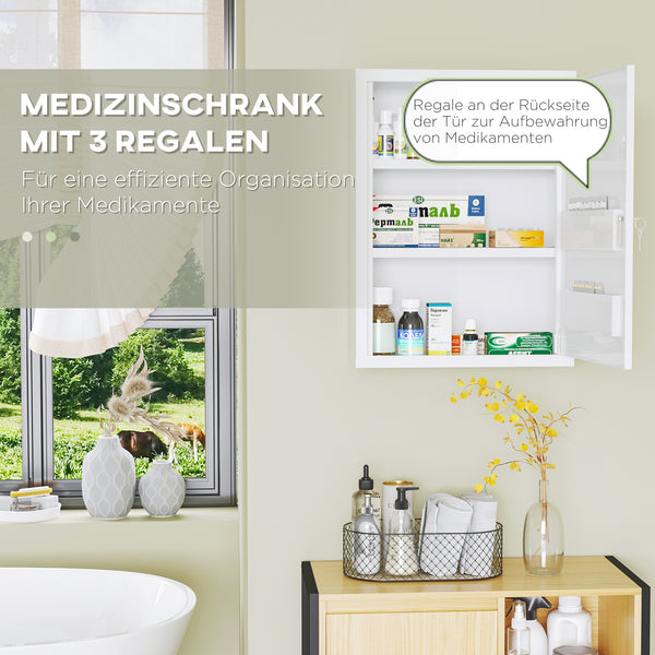 Medizinschrank Hausapotheke Erste-Hilfe-Schrank mit Schloss