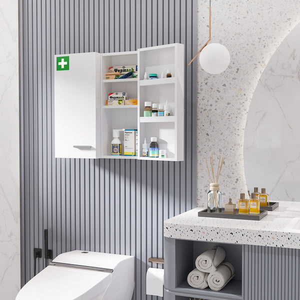 Medizinschrank Hausapotheke Erste-Hilfe-Schrank mit Schloss