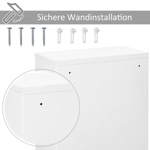 Medizinschrank Hausapotheke Erste-Hilfe-Schrank mit Schloss