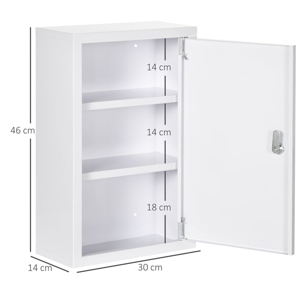 Medizinschrank Hausapotheke Erste-Hilfe-Schrank mit Schloss