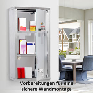 Medizinschrank Hausapotheke Erste-Hilfe-Schrank mit Schloss