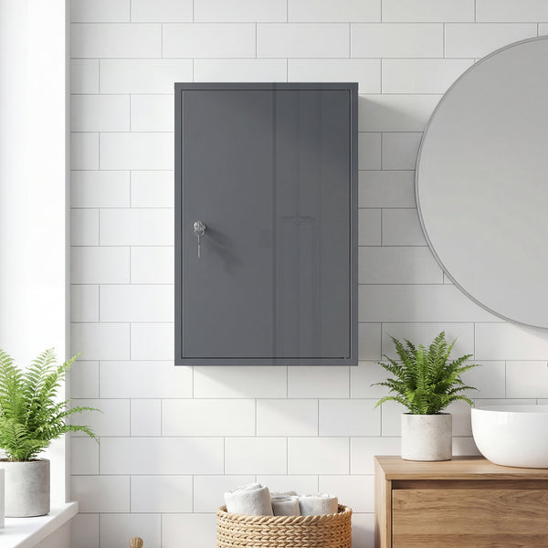 Medizinschrank abschliessbar mit Regal für Wandmontage