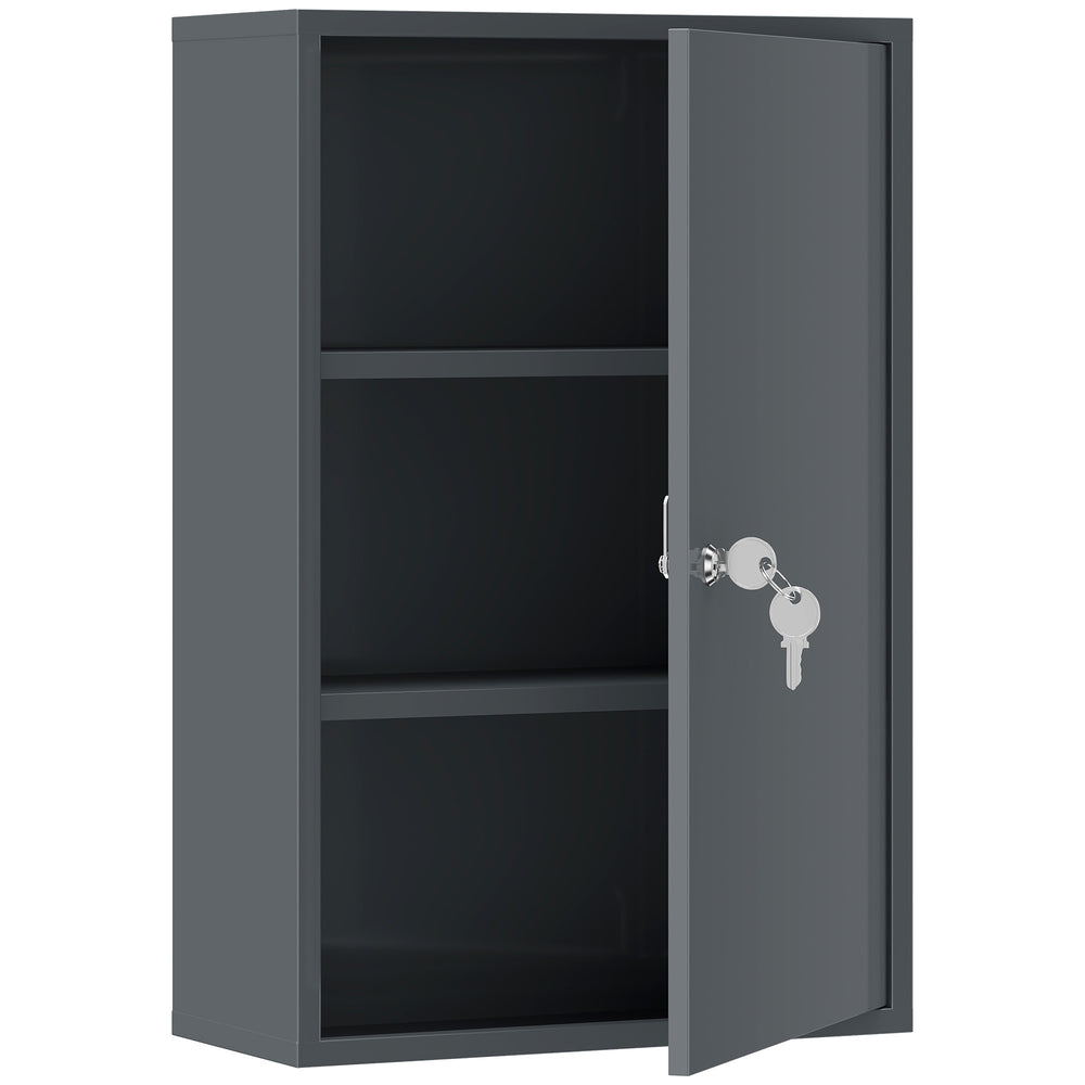 Medizinschrank abschliessbar mit Regal für Wandmontage
