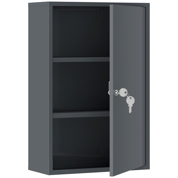 Medizinschrank abschliessbar mit Regal für Wandmontage