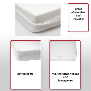 Memoryfoam Matratzentopper Viscoschaum 6cm 140x200cm
